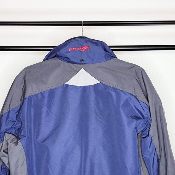 Columbia Challenge Series 90s Core Gray 2-Piece Polar Fleece w/Nylon Jacket SZ M - Picture 14 of 16